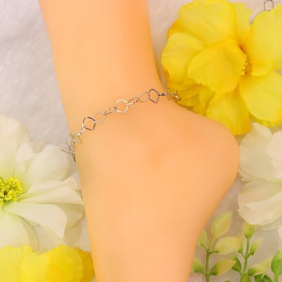 Minimalist Anklet, Sleek & Modern Design, Women’s Fashion, YC110390-A - Picture 9 of 10